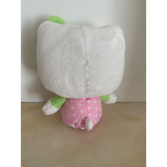 Hello Kitty Plush Doll Pink Dress With Green Bow 7" Plush Stuffed Animal Doll - Picture 3 of 8